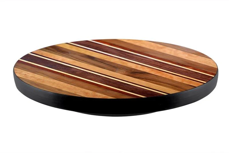 WOOD END GRAIN Lazy Susan - 3 Different Sizes - For Kitchen Table Top - Handcrafted in USA - Image 7