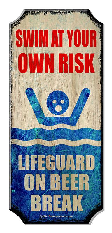 Wood Plaque Kolorcoat™ Sign - Beer Break