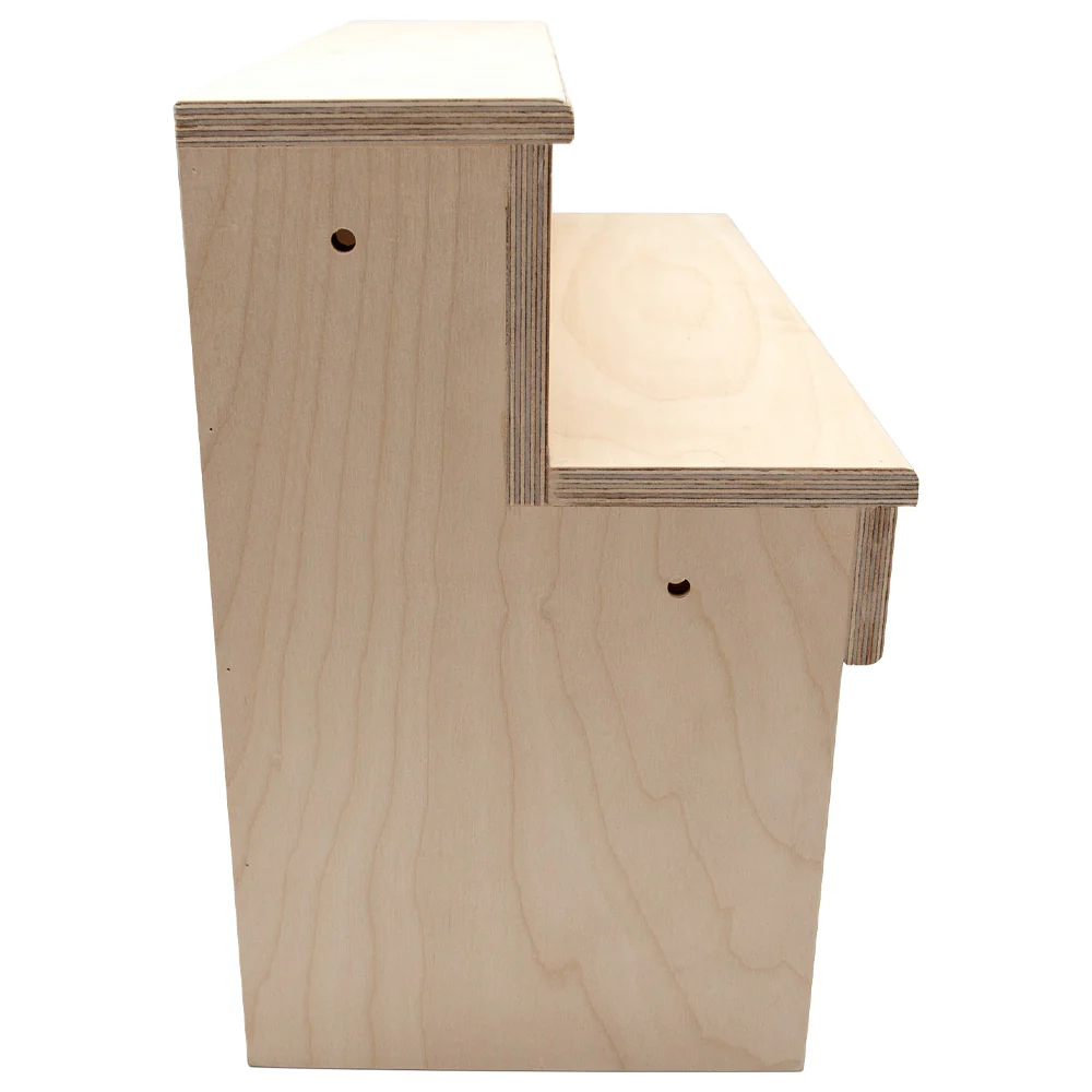Wood Under Storage Liquor Shelves - 2 Tier - Natural (Multiple Sizes Available!) - Image 4