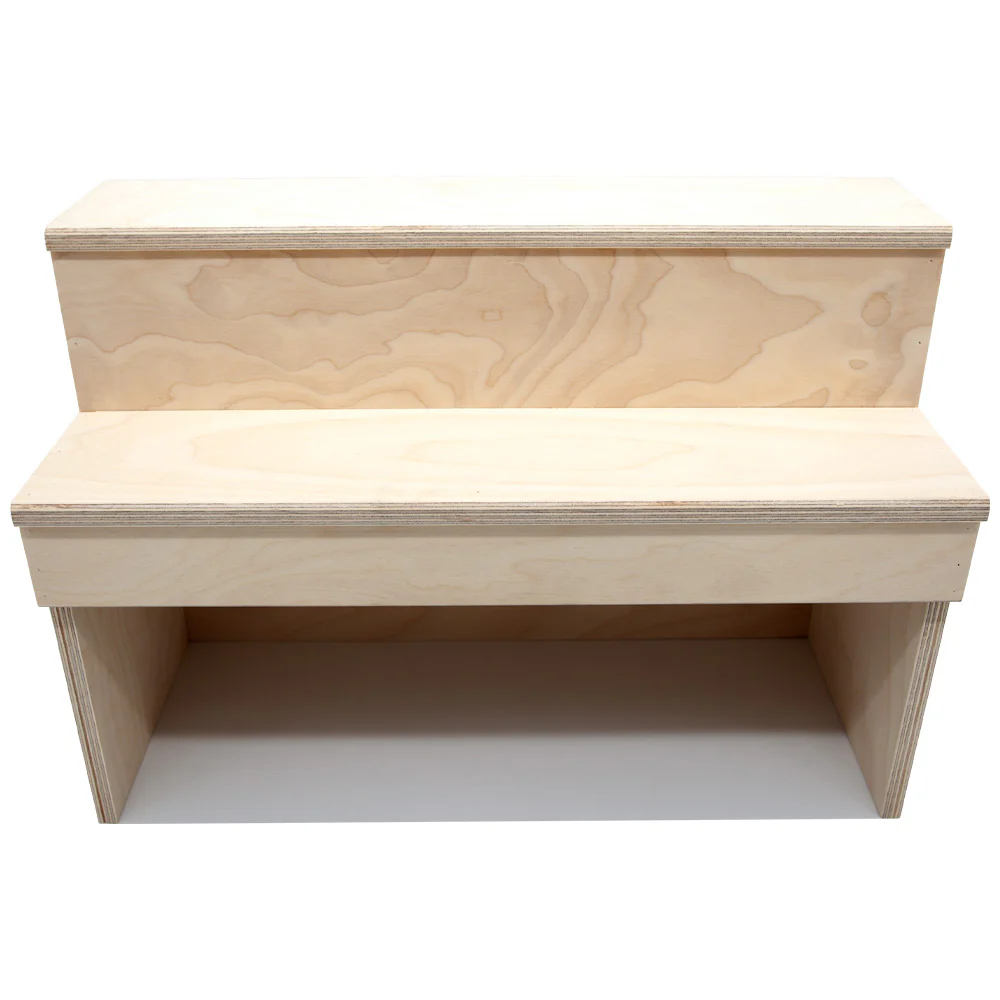 Wood Under Storage Liquor Shelves - 2 Tier - Natural (Multiple Sizes Available!) - Image 6
