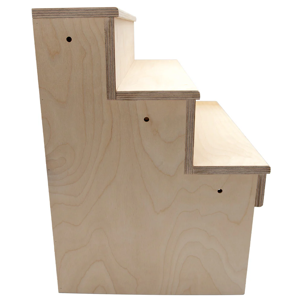 Wood Under Storage Liquor Shelves - 3 Tier - Natural (Multiple Sizes Available!) - Image 4