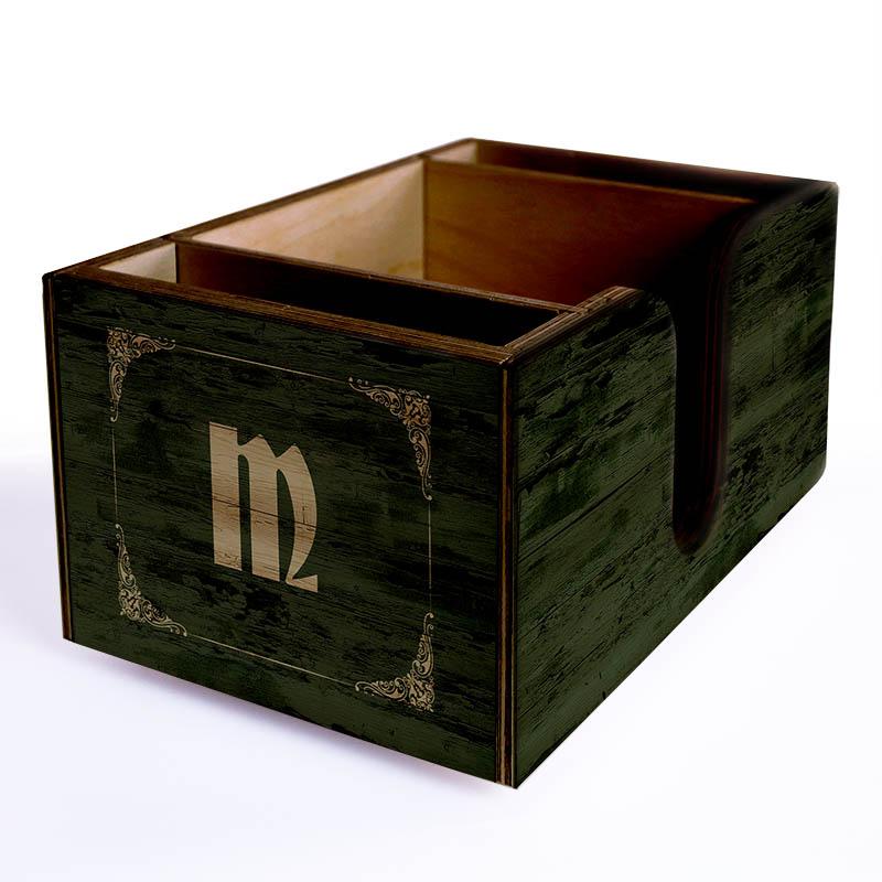 Wooden Bar Caddy - Irish Pub - Customizable - Image 5