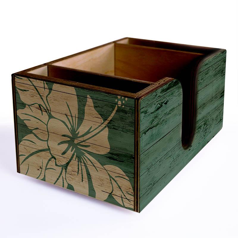 Wooden Bar Caddy - Tiki Bar - Customizable - Image 4