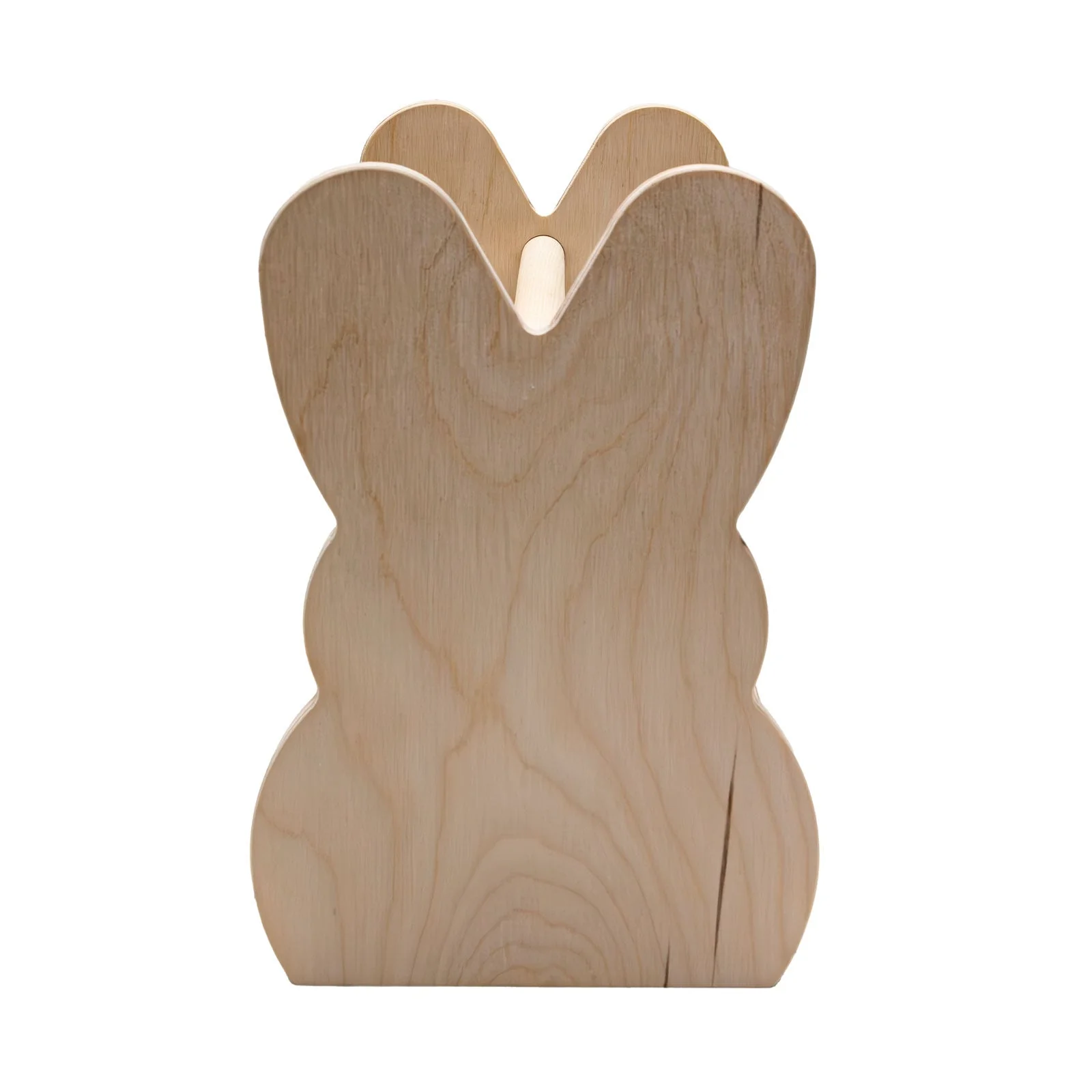 Wooden Bunny Basket - Natural - Image 4