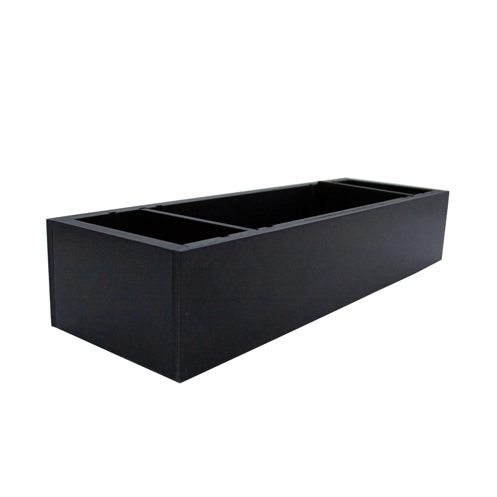 Wooden Condiment Caddy - Black Stain - Image 3