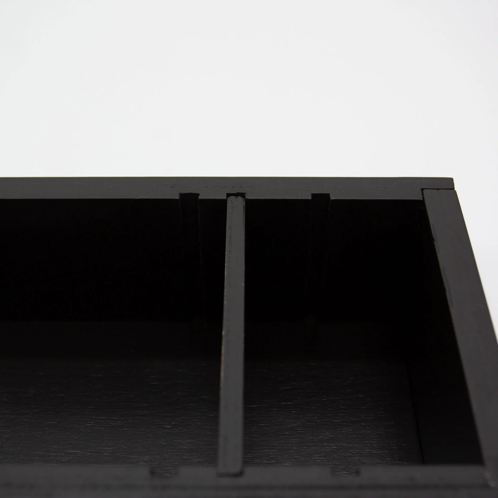 Wooden Condiment Caddy - Black Stain - Image 4