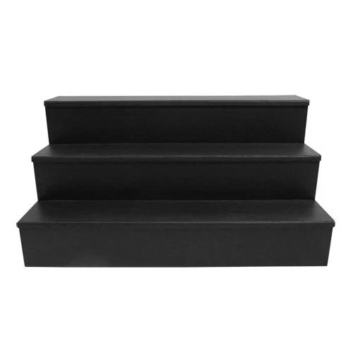 Wooden Liquor Shelves - 3 Tier - Black - Image 8