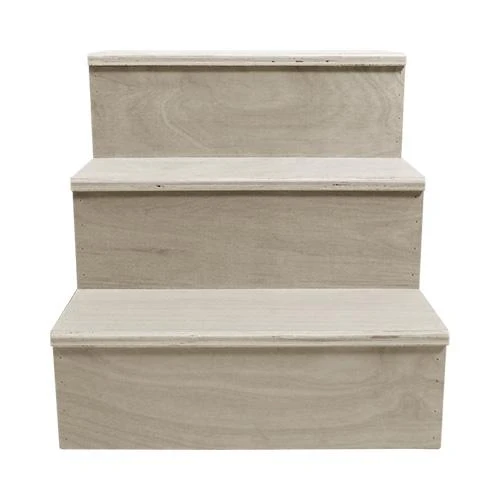 Wooden Liquor Shelves - 3 Tier - Natural - Image 4