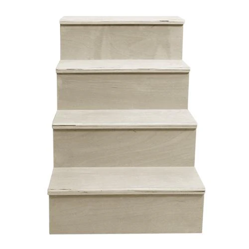 Wooden Liquor Shelves - 4 Tier - Natural - Image 4