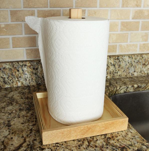 Wooden Paper Towel Holder - Image 5