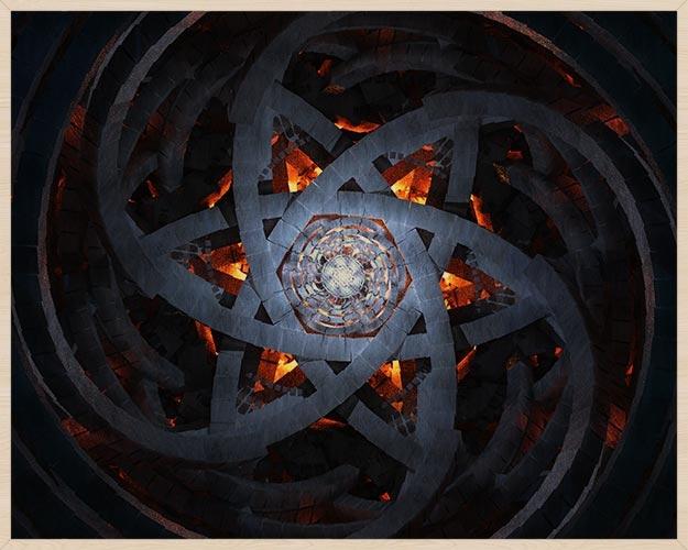 Wooden Table Top - Two Types Available - Hexagram 24" x 30" - Image 5