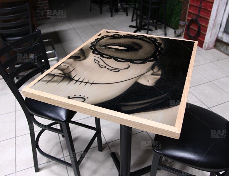 Wooden Table Top - Two Types Available - Sophia la Muerta 24" x 30" - Image 2
