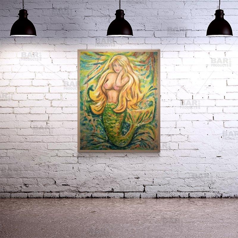 Wooden Table Top - Two Types Available - Sunburst Mermaid 24" x 30" - Image 4