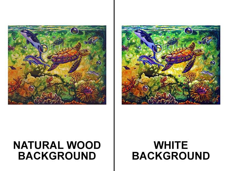 Wooden Table Top - Two Types Available - The Reef 24" x 30" - Image 5