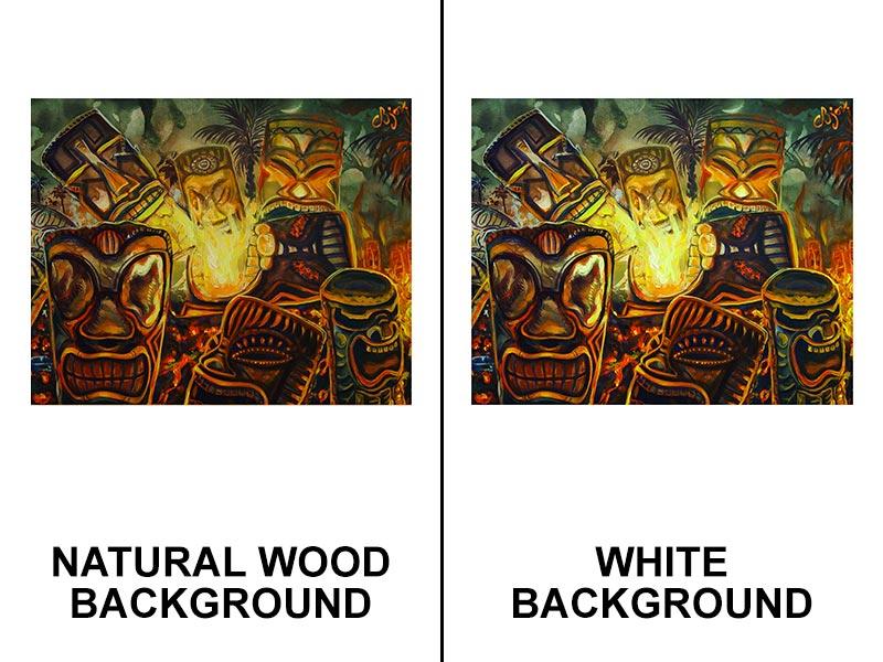 Wooden Table Top - Two Types Available - Tiki Sacrifice 24" x 30" - Image 4