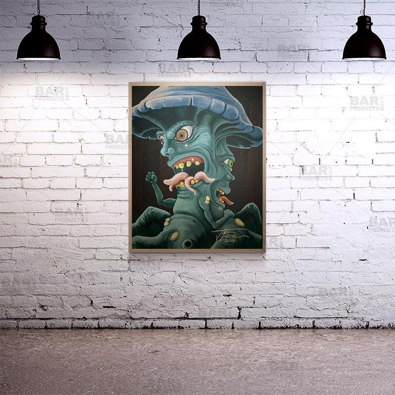 Wooden Table Top - Two Types Available - Two Face Mushroom 24" x 30" - Image 3