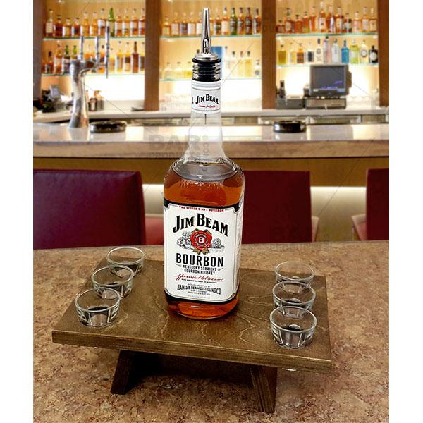 Wooden Whiskey Caddy - Image 2