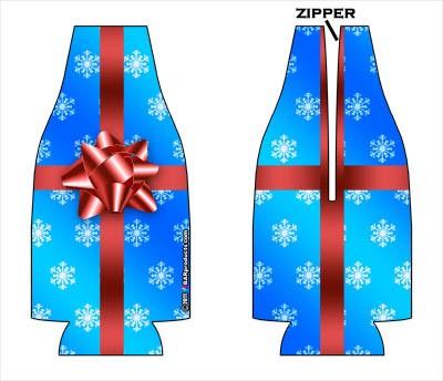 Zipper Bottle Cooler - Christmas Gift - Image 2