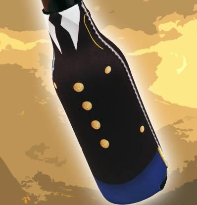 Zipper Style Bottle Cooler - Army