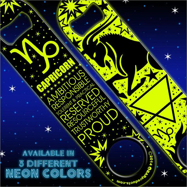 Zodiac Speed Bottle Opener - NEON CAPRICORN - Image 2