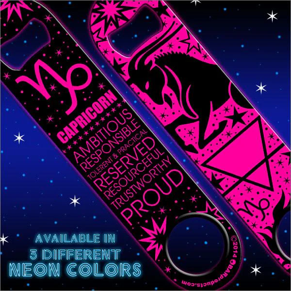 Zodiac Speed Bottle Opener - NEON CAPRICORN - Image 3