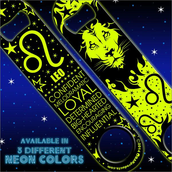 Zodiac Speed Bottle Opener - NEON LEO - Image 2